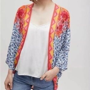 Anthropologie Bl^nk London Floral Cardigan